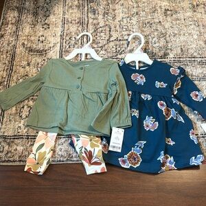 NWT! Bundle of 2 Carter’s Girls Outfits